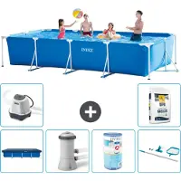Intex Piscina fuori terra rettangolare - 450x220x84 cm - 7 pezzi - Modello S30267