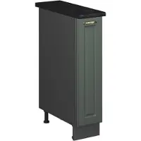 Vicco Armadio cucina dispensa alto Fame-Line Verde-oro rustico/Antracite 20 cm, PL Antracite, Model 62099