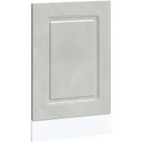 vidaXL Pannello per lavastoviglie Kalmar grigio cemento 45x1,5x57 cm in materiale composito