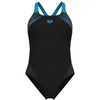 Arena Women's Nuance Swimsuit Swim Pro Back L Costume intero Donna (34, nero)