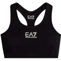 EA7 per ragazza. 7G000033_AF12625 Top Sport nero (10Años= 142cm), Sportivo, Poliamide, Senza maniche / cinghie, moda per bambini