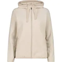 CMP Women's Jacket Fix Hood 36H2626 Giacca in pile Donna (40, beige)