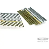 Prebena RK28/65BK chiodi a testa tonda in acciaio grezzo con gambo liscio 3000 pezzi