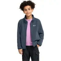 Jack Wolfskin Kid's Taunus 200 Fullzip Giacca in pile Bambini (152, blu)