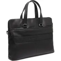 The Chesterfield Brand Elvas Valigetta Vera Pelle 40 cm Vano porta PC nero