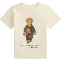 Ralph Lauren per ragazzo. 322B27298002 Maglietta in cotone con Polo Bear beige (6años= 124/134cm), Casual, Manica corta, moda per bambi