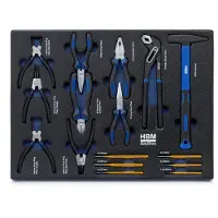 HBM inserto con set di utensili, 16 pezzi
