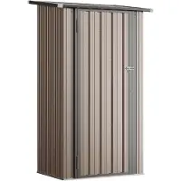 Sonstiges Capanno in metallo, richiudibile, 90 x 50 cm, acciaio resistente agli agenti atmosferici, colore marrone