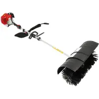 StarTech.com Aspiratutto per foglie a benzina - Spazzola per giardinaggio - Larghezza di lavoro: 52 cm - Motore a 2 tempi, 2,3 CV - Raffreddamento ad aria - Serbatoio carburante: 1 litro - Colore: nero/rosso