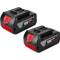 OEM Batterie ricaricabili, 18V, capacità 6000mAh, confezione da 2 batterie da 6,0Ah