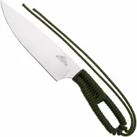 Ontario Hunt Plus Camp Knife 9717OD Satin 420HC, OD Green Paracord, coltello da chef per esterni