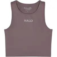 Halo Women's Training Top Top da yoga Donna (S, marrone)