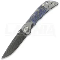 Spartan Blades Coltello pieghevole Harsey Folder 3.25 Damascus, Saint Michael
