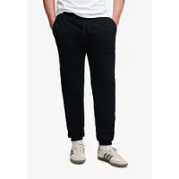 Superdry per uomo. M7011531A Pantalone Jogger Essential Company Logo nero (L), Casual, Cotone