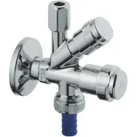 GROHE 41073000 WAS Valvola angolare combinata 41073 Dimensione di progetto DN15 con dispositivo antiriflusso cromo