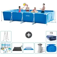 Intex Piscina fuori terra rettangolare - 450x220x84 cm - 8 pezzi - Modello S20078