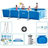 Intex Piscina fuori terra rettangolare - 450x220x84 cm - 7 pezzi - Modello S20851