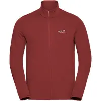 Jack Wolfskin Litestride Fullzip Giacca in pile Uomo (3XL, rosso)