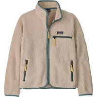 Patagonia - Pile con cerniera in Polartec - K's Retro Pile Jkt Dark Natural - Taglia XL - Beige