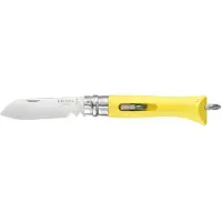 Opinel Pocket Knife No. 9 with Screwdriver Coltelli giallo