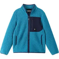 Reima Kid's Turina Fleece Sweater Giacca in pile Bambini (122, blu)