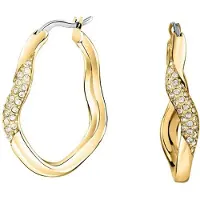 Morellato Orecchini Ondulati Placcati Oro Con Cristalli Design Sayp08 — Orecchini