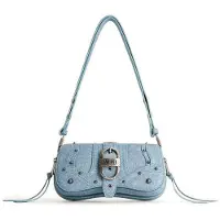 JW PEI Borsa A Tracolla Joy Denim Effect