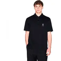 Armani Exchange per uomo. XM002209AF10364UC001 Polo nera premium (XS), Nero, Casual, Cotone, Manica corta