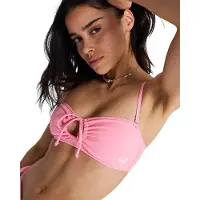 Roxy Women's SD Essentials Bandeau Parte superiore bikini Donna (XS, fuchsia)