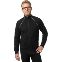 BOSS per uomo. 50553566 Felpa in cotone con profili neri a contrasto (XXL), Nero, Casual, Sportivo