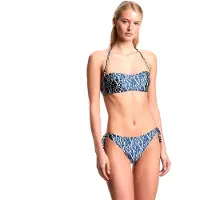 Emporio Armani per donna. EW000798_AF20242 Bikini Logomania blu (XS), Beachwear, Poliamide