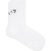 EA7 unisex. 7X000579_AF22658 Calzini da corsa White Crusher (XL), Bianco, Casual, Rafia