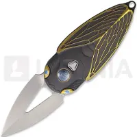 Rike Knife Coltello pieghevole Cicada Button Lock Gray