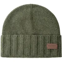 Hackett per uomo. HM0400107 Berretto Cashmere verde oliva (OSFA), Casual, Chachemire
