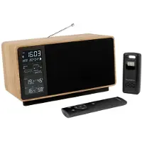Thomson WS202TBK Altoparlante Bluetooth Con Stazione Meteo E Radio FM 50W Nero