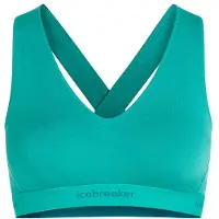 Icebreaker Women's 125 Cool-Lite Sprite Racerback Bra Reggiseno sportivo Donna (XL, turchese)