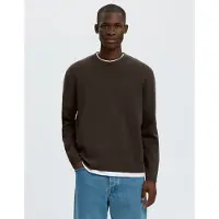 Selected Pullover Uomini Marrone XXL