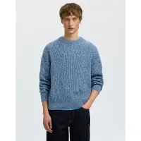 Selected Pullover Uomini Blu L