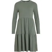 Vila Vihollie Maniche Lunghe Vestito Corto