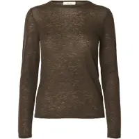 Selected Pullover Donne Marrone L