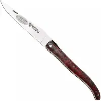 Laguiole En Aubrac Cosmos, Secret Garden Evergreen L0512UIHEVLSU, Sandvik 12C27, Tinted Elder Burl coltellino tascabile, 12 cm
