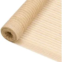 vidaXL Pannello di recinzione Beige 1x25 m HDPE 75 g/m²