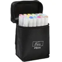 Nassau Pennarello Pastel Round Dual Markers 24 Pcs