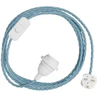 Creative Cables Portalampada Con Cavo Snakebis Twisted Shade Ready E27
