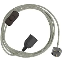 Creative Cables Portalampada Con Cavo Snakebis Shade Ready E27