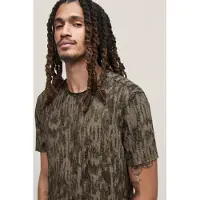 John Varvatos Ramsey Ss Ikat Burnout Cr Kelp Taglia: L | Magliette basic Outlet | Uomo