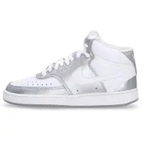 Nike Scarpa Bassa Donna Wmns Court Vision Mid White/metallic Silver