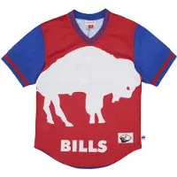 Mitchell & ness Casacca Uomo Nfl Jumbotron 3.0 Mesh V-neck Bufbil Multi/white
