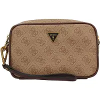 GUESS Vezzola Borsa Tracolla Poliuretano Marrone GU154H046-O11 13x20x5 cm Unisex — Borsa a tracolla