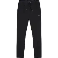 Fred perry per uomo. T5505 Pantaloni da tuta Loopback neri (XL), Nero, Casual, Cotone